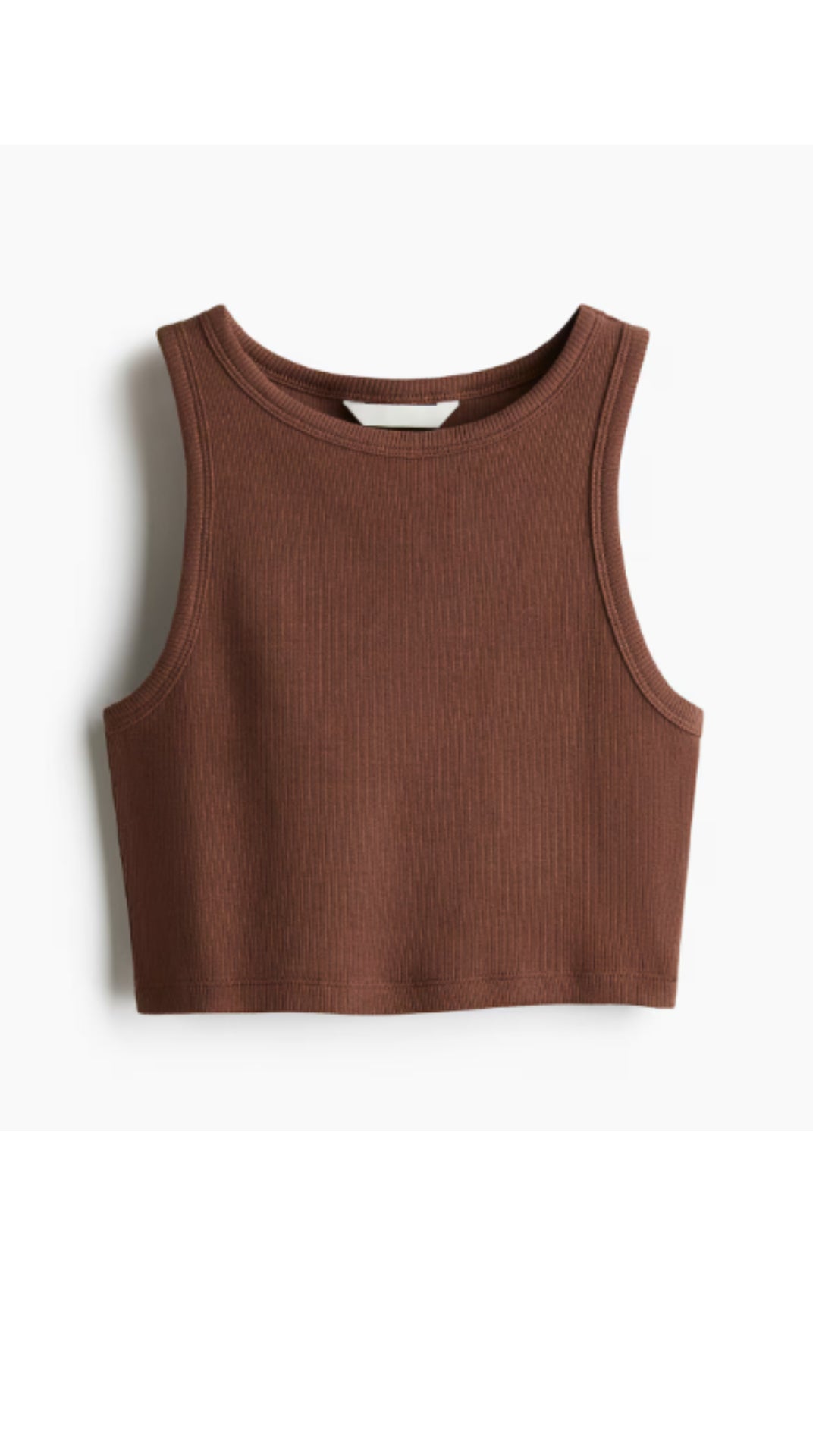 Ribbed tank top